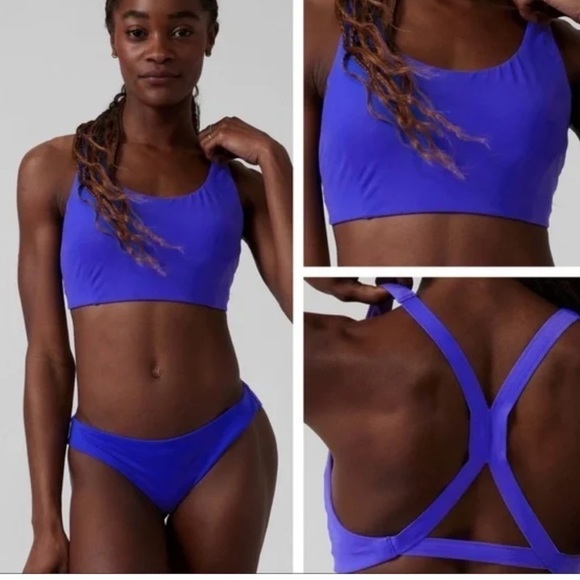 NWT! Athleta Cerulean Malibu Bikini Top D-DD- Multiple 🩵 - Picture 3 of 6